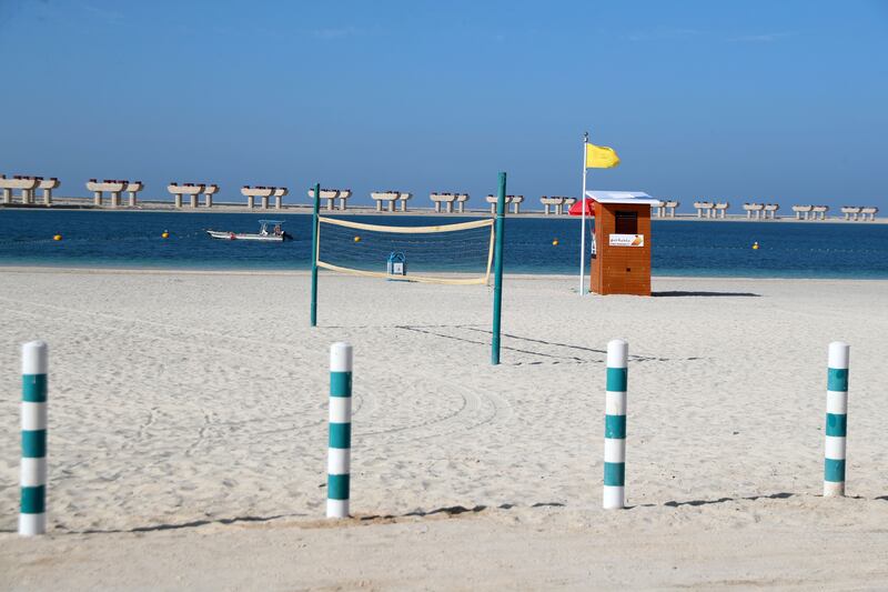 General view of Jebel Ali Beach, Dubai. Chris Whiteoak/ The National