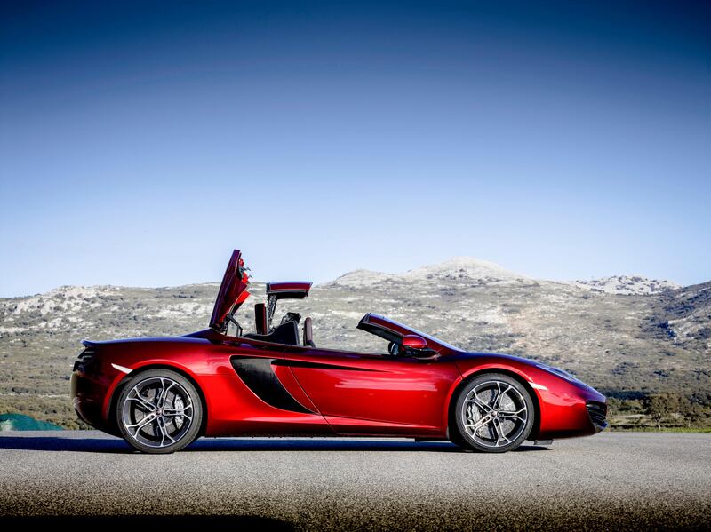 McLaren MP4-12C Spider. Courtesy of McLaren Automotive