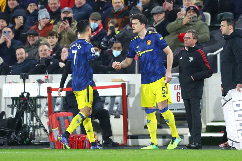 SUBS: Harry Maguire – (On for Ronaldo 71’) 6: Trying to work his way back into the side – and into form that has been lacking. Did OK. Getty