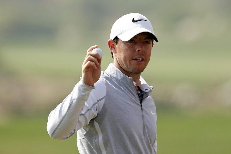 Rory McIlroy will start the third round two off leader Andy Sullivan. Paul Childs / Reuters