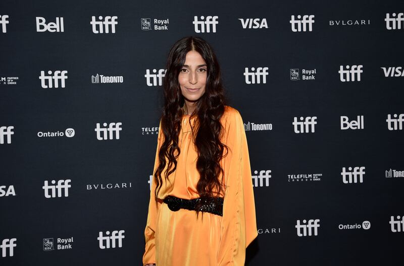 Director Tamana Ayazi attends the premiere for 'In Her Hands'. Invision / AP