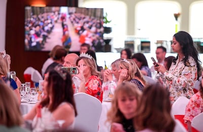 Hundreds  of guests enjoyed the historic ceremony on board the 'QE2'.
Khushnum Bhandari / The National
