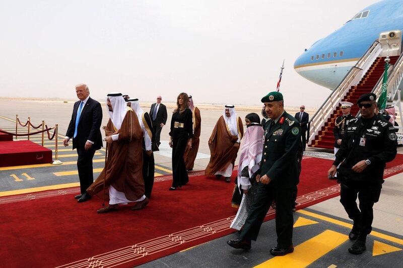 Donald Trump is in Saudi Arabia for a two-day visit. Jonathan Ernst / Reuters
