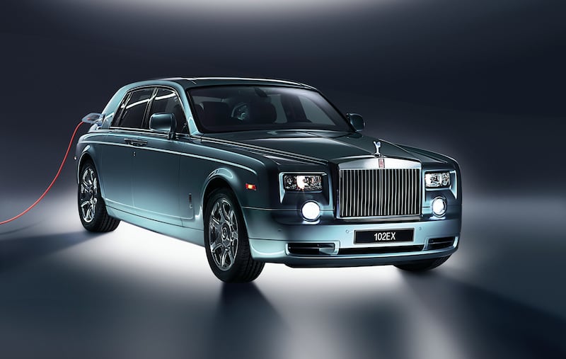 Rolls-Royce's electric concept car, the 102EX