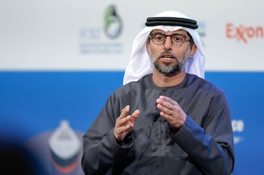 Suhail Al Mazrouei, UAE's minister of energy, is optimistic about a recovery in oil demand in 2021 but says it will be gradual. Victor Besa/The National