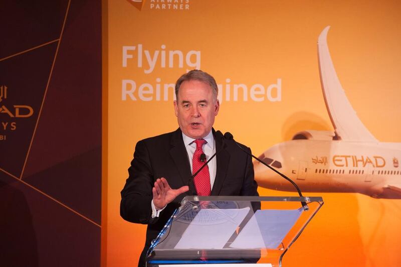 James Hogan became Etihad’s chief executive in 2006. Courtesy Etihad Airways