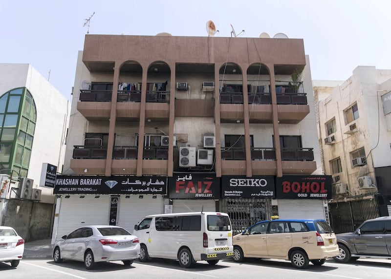 DUBAI, UNITED ARAB EMIRATES. 4 APRIL 2020. 
Usually a vibrant area, Satwa’s shops have closed temporarily to help UAE’s plan to prevent the spread of the coronavirus.

(Photo: Reem Mohammed/The National)

Reporter:
Section: