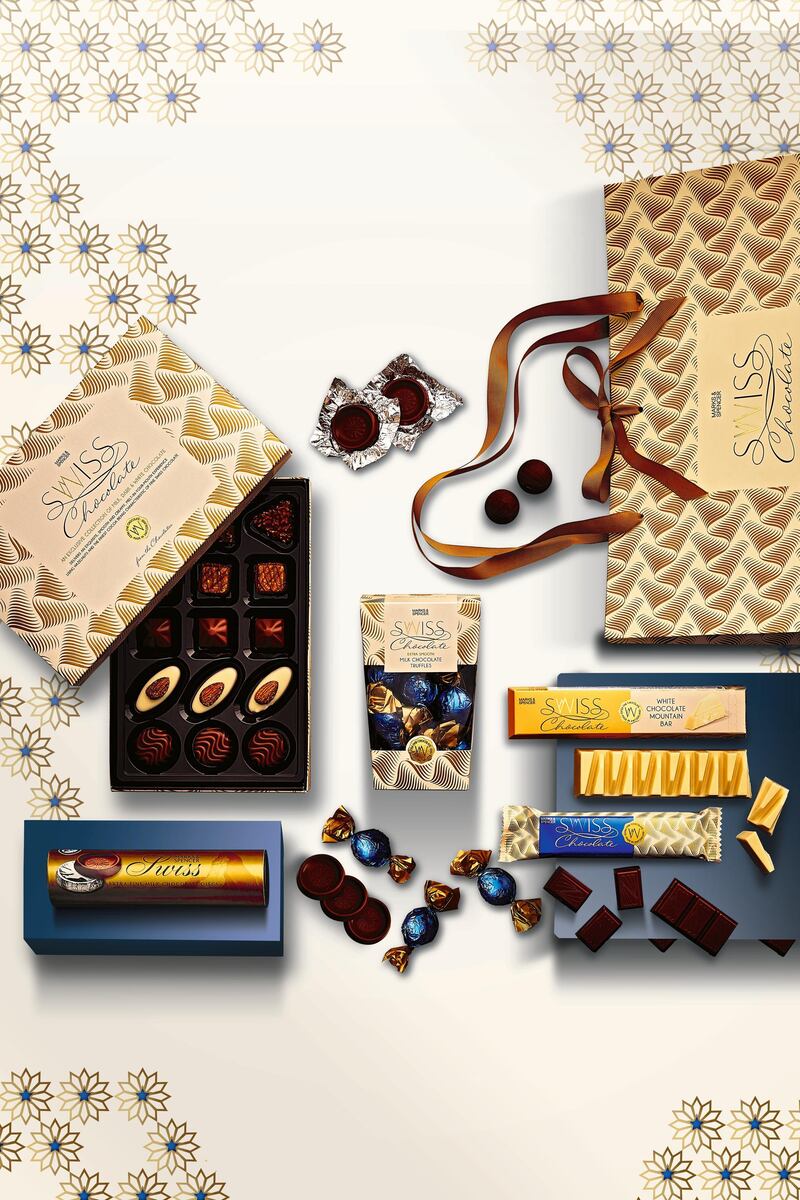Taste of Switzerland gift bag, Dh99, Marks & Spencer stores across the UAE