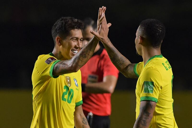 November 13, 2020. Brazil 1 (Firmino 66') Venezuela 0: Three wins on the spin for Brazil but a far from convincing performance in Sao Paulo, with a team missing the likes of Neymar, Philippe Coutinho and Fabinho. "We were able to compete and do them damage for a while,” said Venezuelan midfielder Luis Mago. “We made one mistake and paid a heavy price for it." AFP