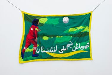 'The National Championship Team of Afghanistan' by Hangama Amiri. Courtesy the artist and The Arts Club Dubai