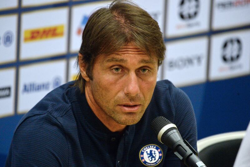 Chelsea manager Antonio Conte is still on the hunt for more players. Roslan Rahman / AFP