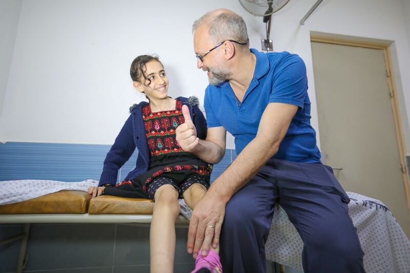 A team of six from the UAE was delivering vital care and training on behalf of the Palestine Children’s Relief Fund when Israeli air strikes on Gaza began
 