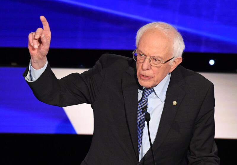 Bernie Sanders stressed “the need to work with the international community to reestablish the Iran Nuclear Deal”. AFP