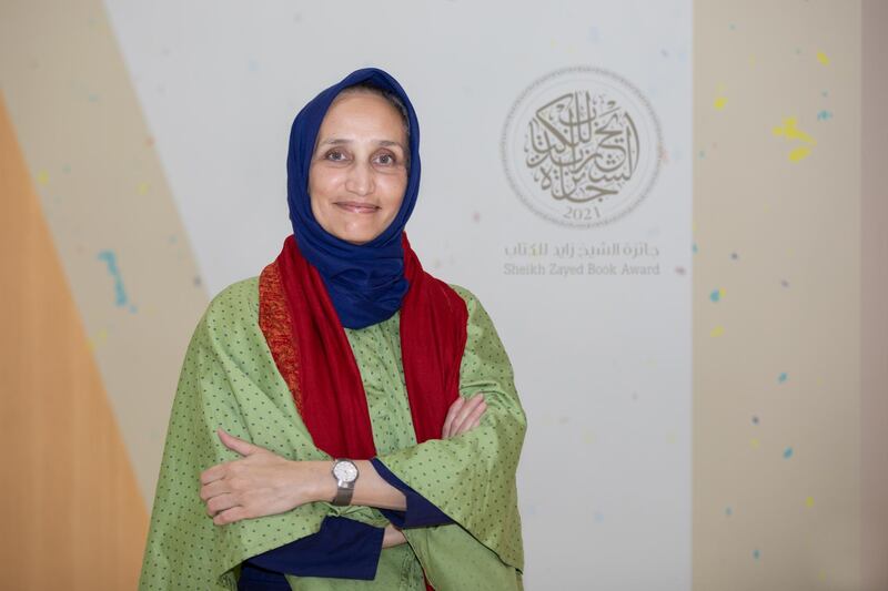 Tahera Qutbuddin this year became the first Indian author to win a Sheikh Zayed Book Award. Courtesy Sheikh Zayed Book Award
