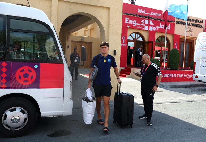 England depart from Qatar. Reuters