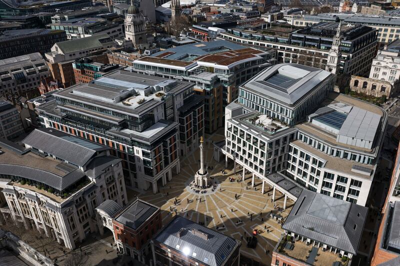 The offices of London Stock Exchange Group. The OECD says Britain is facing very strong cost-of-living pressures. Bloomberg