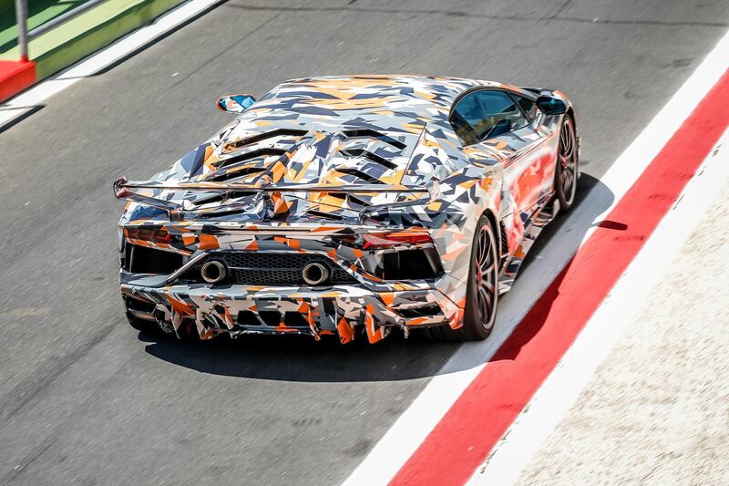 Its time on the Nordschleife was six minutes 44.97 seconds. Lamborghini