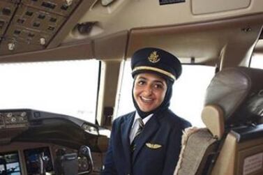 Sheikha Mozah bint Marwan bin Mohammed bin Hasher Al Maktoum has proved an online hit thanks to video footage of her flying an Emirates plane.  