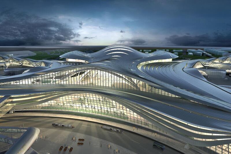 Artists impressions of Abu Dhabi's new Midfield Terminal. Courtesy of Abu Dhabi Airports Company.