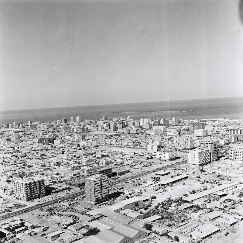 How Abu Dhabi city looked in the 1970s. Courtesy Ron McCulloch