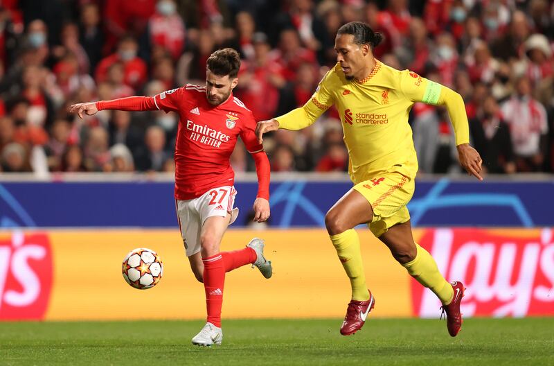 Rafa Silva - 4. The Portuguese’s control was poor and his passing was wayward. It was his cross that led to Benfica’s goal but Konate should have cleared it with ease. Getty