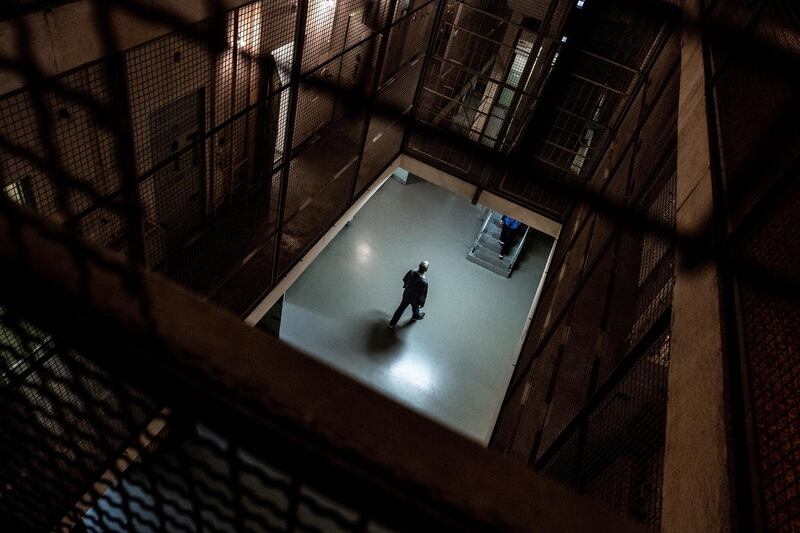 An interior view of the Dresden-Bautzner Strasse Memorial, a former remand prison of the East German Ministry of State Security (Stasi), in Dresden, Germany.  EPA