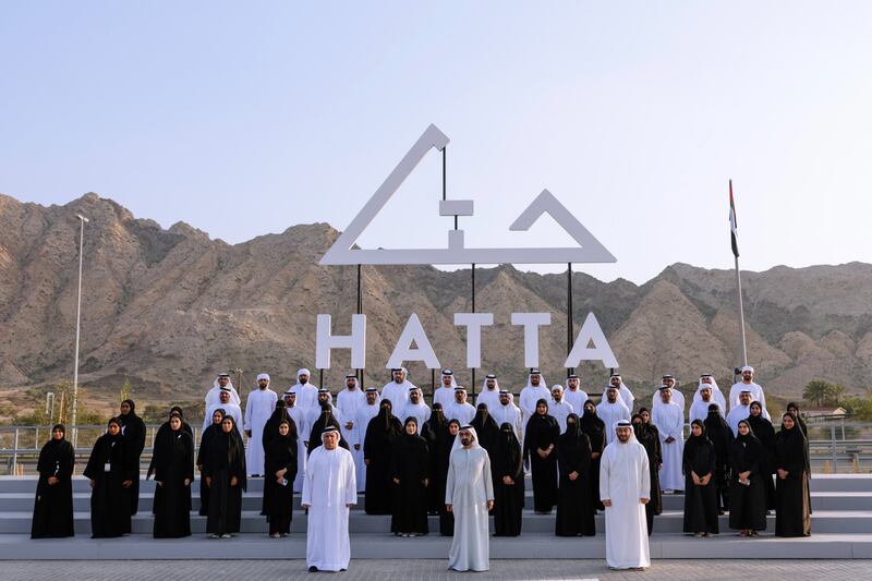 Eighty-seven people from the Hatta region graduated from the diploma programmes