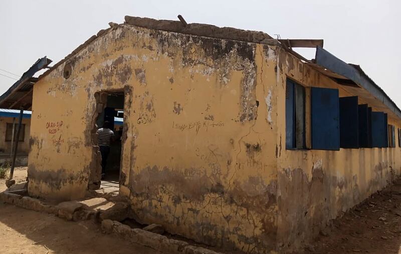 A view of a Government Science College building, in Kagara. Officials said the 42 people abducted were 27 pupils, three teachers and relatives of school staff. EPA