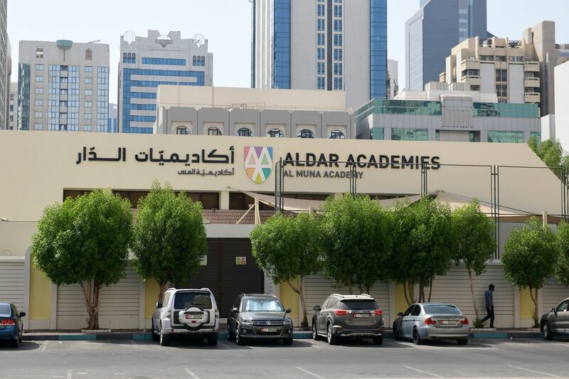 Al Muna Primary School in Abu Dhabi city. Khushnum Bhandari / The National
