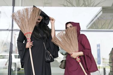 Cosplay is not an essential when attending the MEFCC x Miranda Davidson Studios casting call at at the 2019 Middle East Film and Comic Con. The National / Reem Mohammed Cosplayers 