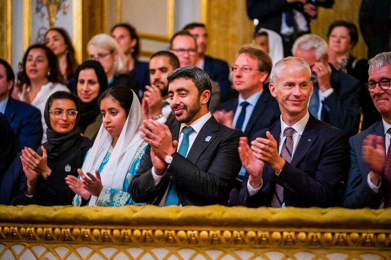 Sheikh Abdullah bin Zayed attended the opening ceremony of Sheikh Khalifa bin Zayed Al Nahyan Theatre.