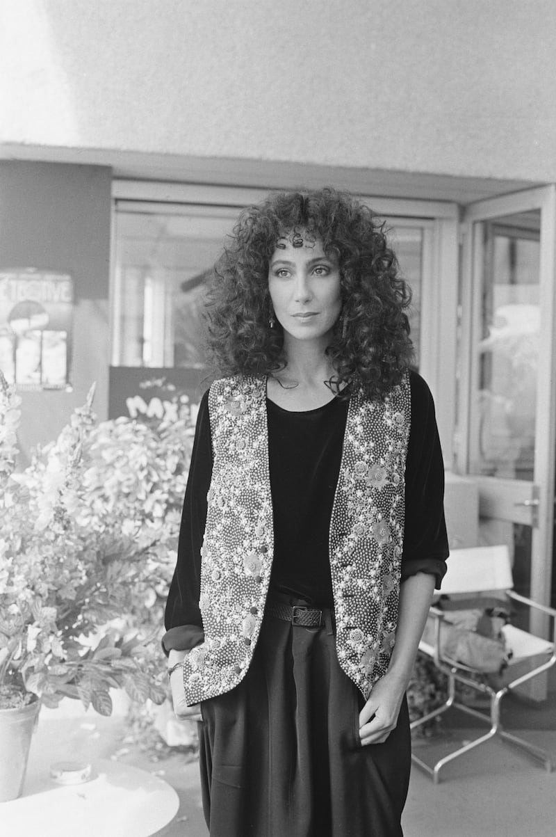 Anmerican singer and actress, Cher, 16th May 1985. (Photo by D. Morrison/Daily Express/Hulton Archive/Getty Images)