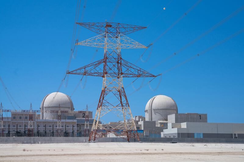 The Barakah Unit 2 grid connection delivers clean electricity. Photo: Emirates Nuclear Energy Corporation