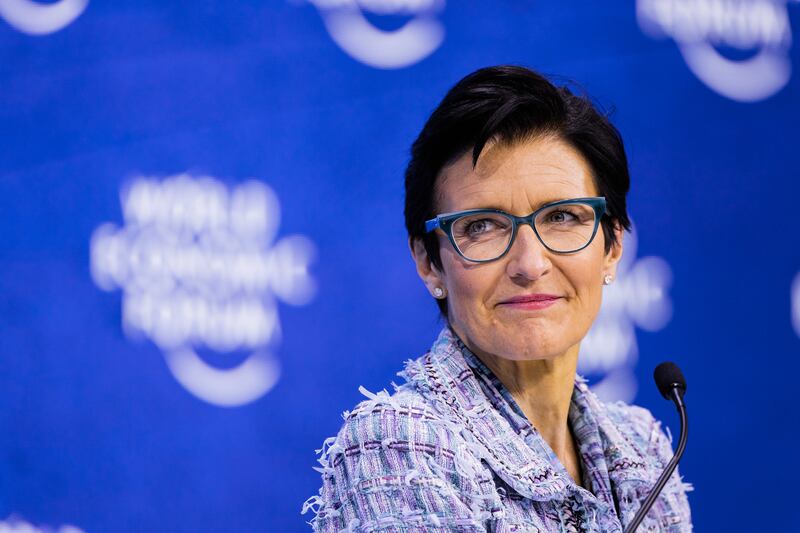 Jane Fraser, chief executive of Citi, at the Global Economic Outlook session at Davos. Photo: World Economic Forum