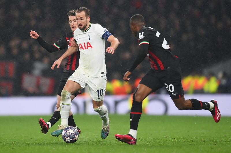 Harry Kane, 6 –. Opened Milan up for the first time when he charged forward and laid the ball off for Kulusevski. He found chances hard to come by after that, although he almost snatched an underserved lifeline when his stoppage-time header was brilliantly saved. Getty