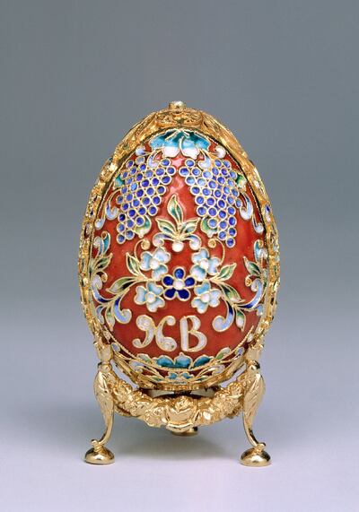 Created as Easter gifts for the Russian royal family, six of the Imperial Faberge Eggs have been lost to history. Getty Images