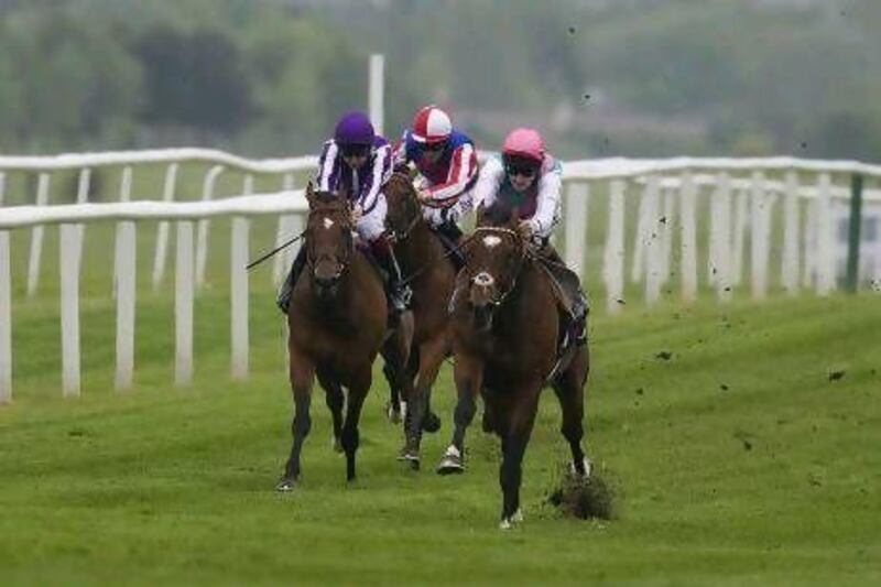 Tom Queally rode Frankel to winning the Lockinge Stakes at Newbury racecourse.