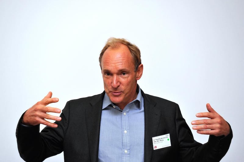 Computer scientist Tim Berners-Lee in 1989 developed technology that, combined with of the fledgling internet, gave us the World Wide Web. AFP