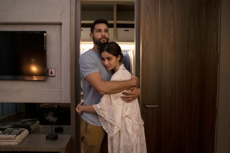 Siddhant Chaturvedi and Ananya Panday in 'Gehraiyaan'. All photos: Amazon Studios