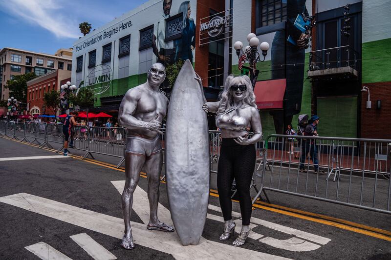 After two years of virtual events due to the pandemic, the convention is welcoming back fans in-person. AFP
