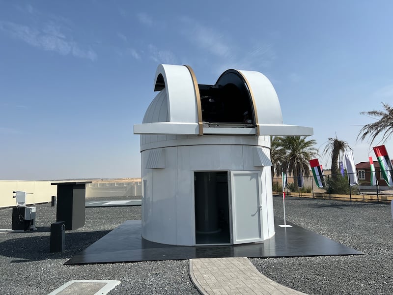 According to Abu Dhabi's Technology Innovation Institute, the new quantum optical ground station is the first in the Arab world. Cody Combs for The National