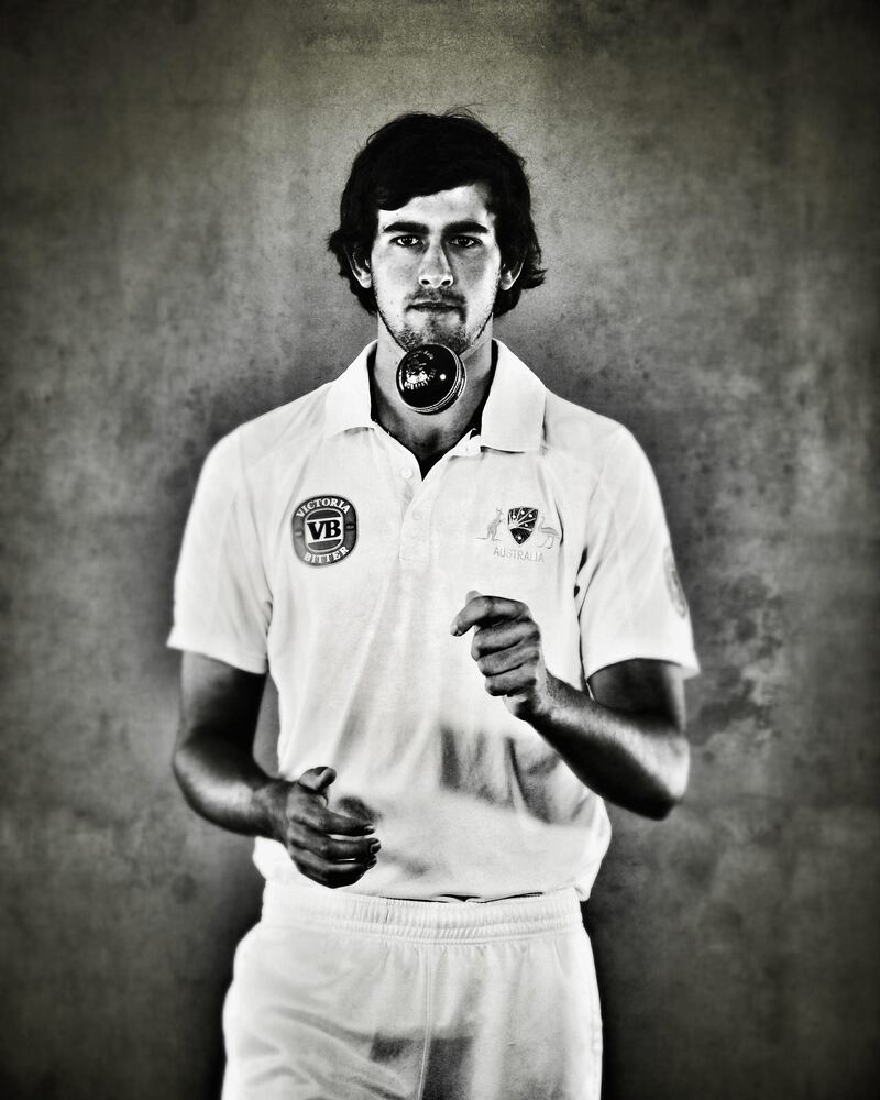 WORCESTER, ENGLAND - JULY 01:  (EDITORS NOTE: This image was processed using digital filters)  Ashton Agar of Australia poses on July 1, 2013 in Worcester, England.  (Photo by Ryan Pierse/Getty Images) *** Local Caption ***  172081495.jpg
