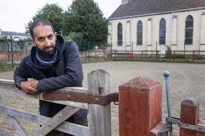 Imran Atcha is helping young Muslims have access to horse riding. Mark Chilvers / The National
