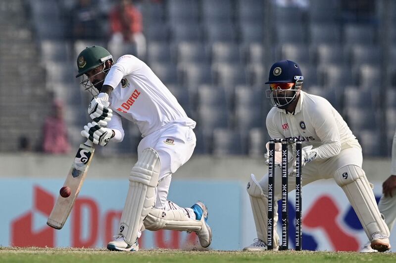 Bangladesh’s Litton Das scored a crucial fifty. AFP