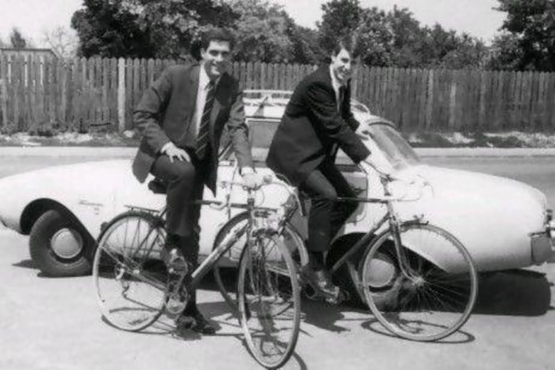 The 2012 US presidential candidate Mitt Romney, left, spent more than two years living in Paris and Bordeaux in the 1960s, where he worked as a Mormon missionary.