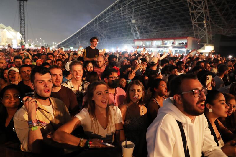 The crowd was in high spirits after the thrilling F1 finale, in which Red Bull’s Max Verstappen was crowned world champion