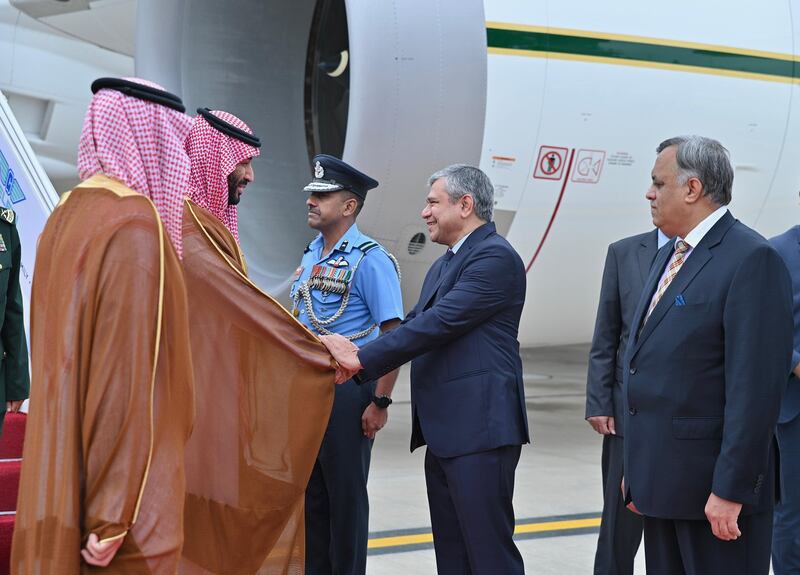 Saudi Arabia's Crown Prince Mohammed bin Salman arrives in India for the G20 summit. India's G20 Presidency