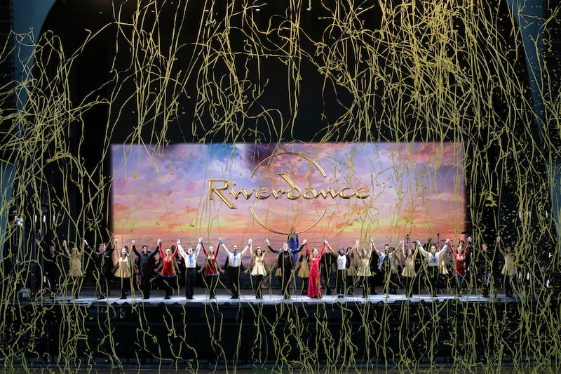 Riverdance bring their final performance at Expo 2020 to a close on the Jubilee Stage. Photo: Expo 2020 Dubai