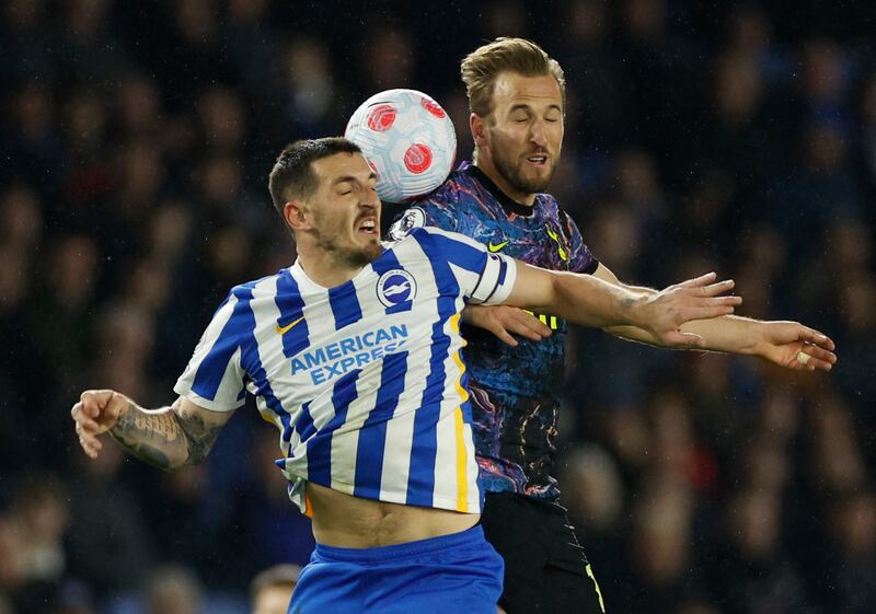 Lewis Dunk - 5: Almost gifted away possession playing ball across own box in first two minutes and made similar error late in first half. Typical of Brighton’s night where they were too often careless with the ball. Reuters
