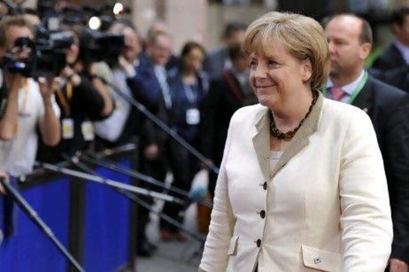 Angela Merkel and other European leaders are meeting to stem the debt crisis. AFP